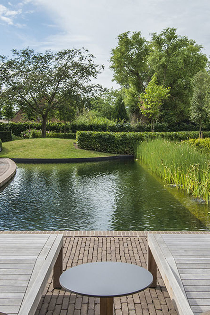 Zwemvijver landhuis