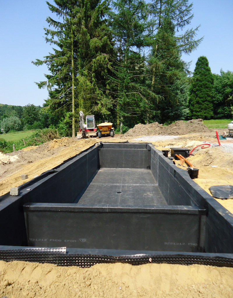 The making of a pond