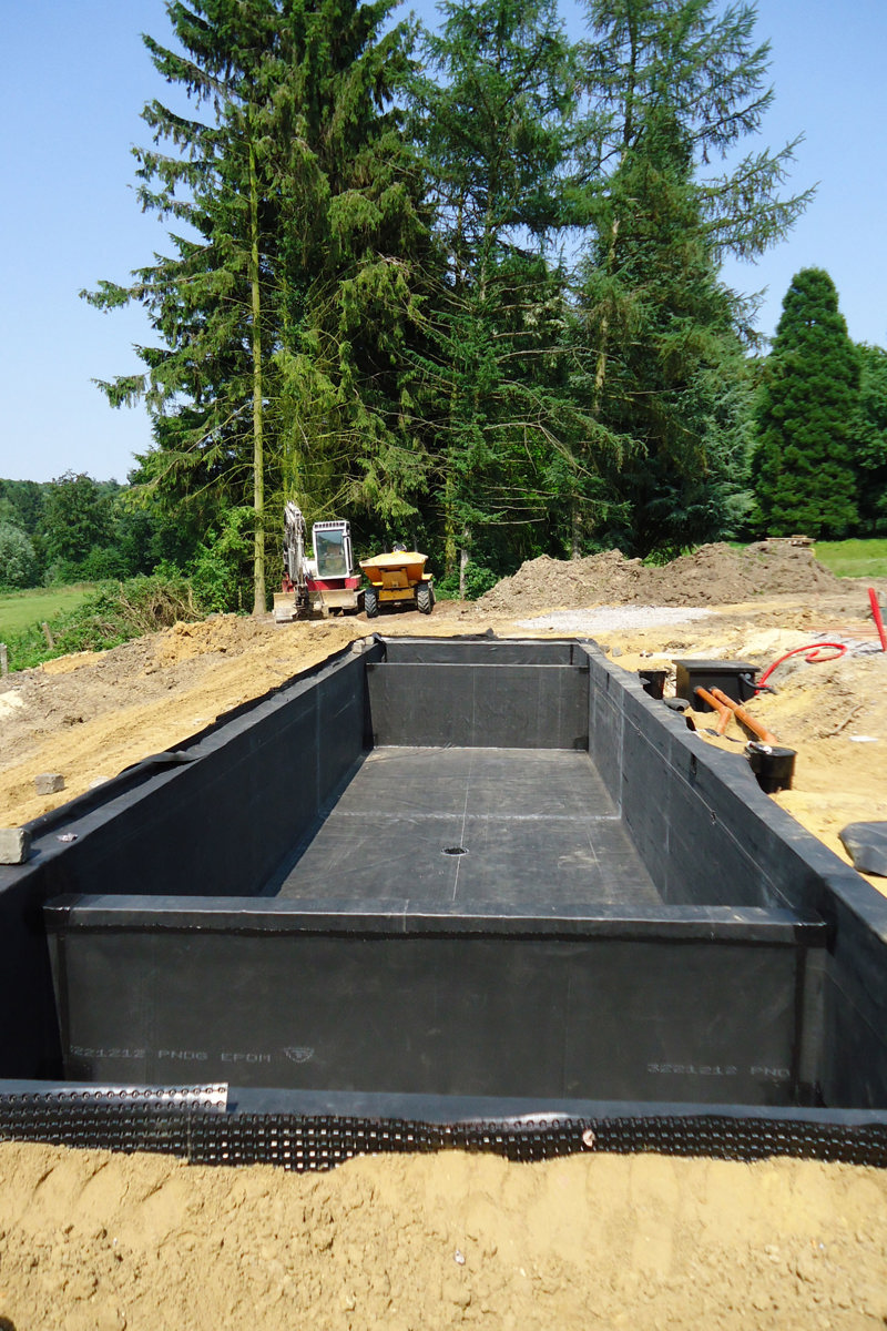 The making of a pond